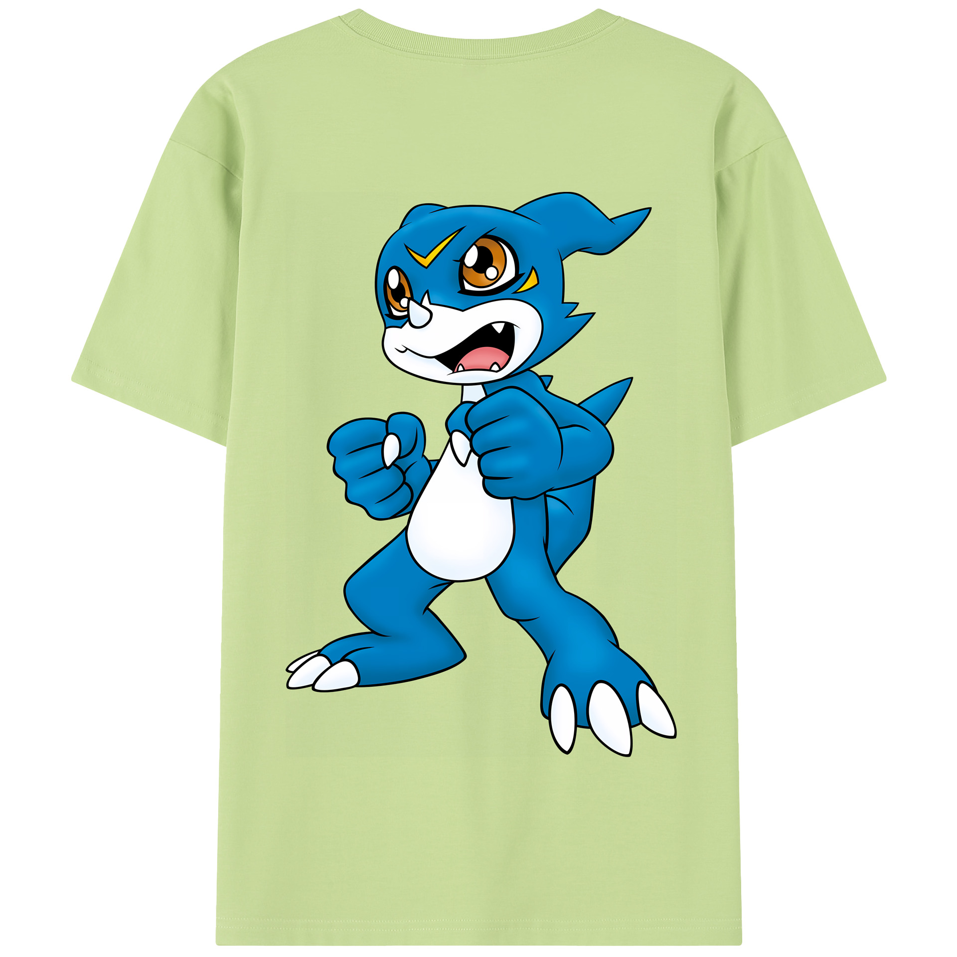 （画像用） Digimon デジタルモンスター/デジモン 綿100％半袖Tシャツ（背面プリント）